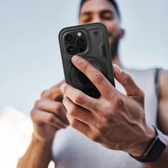 Obal / kryt na Apple iPhone 17 Pro Max černý - FROST ARMOR