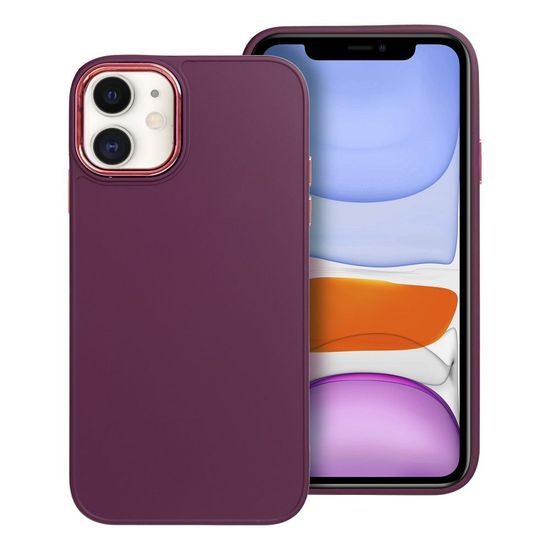Obal / kryt na Apple iPhone 11 fialové - FRAME