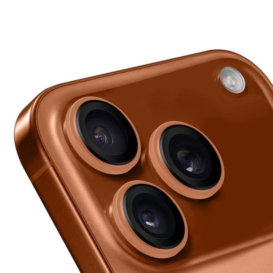 Tvrzené / ochranné sklo fotoaparátu Apple iPhone 17 Pro/17 Pro Max oranžová - OBAL:ME
