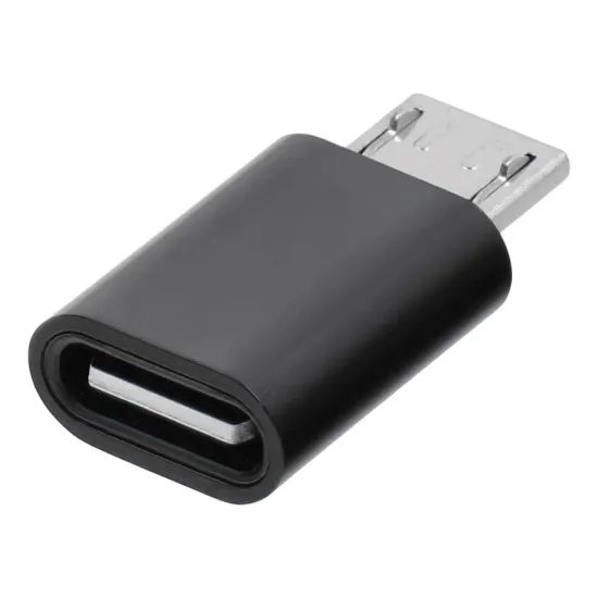 Adapter Type C / Micro USB černý - Blue Star