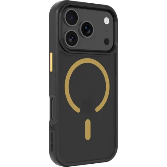 Obal / kryt na Apple iPhone 17 Pro černo-žlutý - Tactical MagForce Hyperstealth 2.0