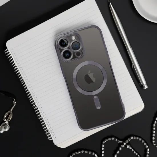 Obal / kryt na Samsung Galaxy A56 s podporou MagSafe černý - ELECTRO MAG COVER