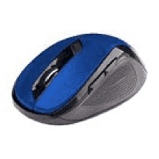 C-TECH Myš WLM-02 bezdrátová, 6tlač. černo-modrá