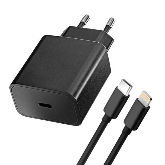 Nabíječka USB-C 3A 20W s nabíjecím kabelem Lightning- BlueStar