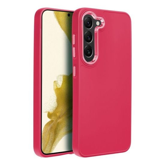 Obal / kryt na Samsung Galaxy S22 červený - FRAME Case