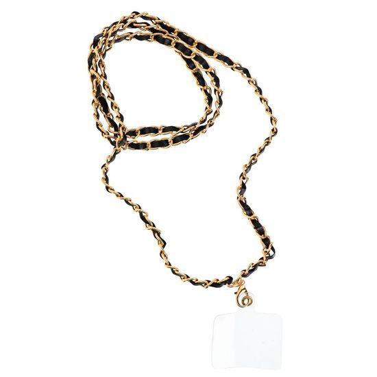 Přívěšek na krk 116 cm - černý