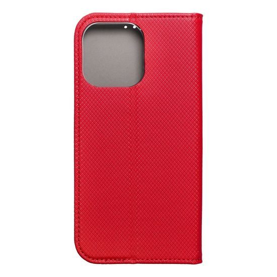 Puzdro / obal na Apple iPhone 15 PRO MAX červené - kniha Smart Case