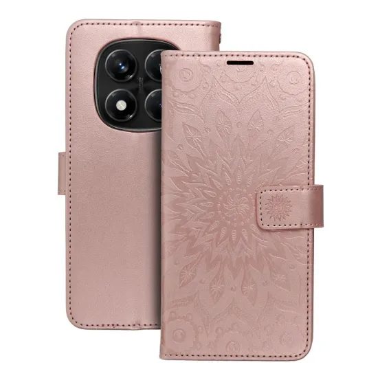 Pouzdro / obal na Xiaomi Redmi Note 14 Pro 4G mandala růžové - knížkové MEZZO