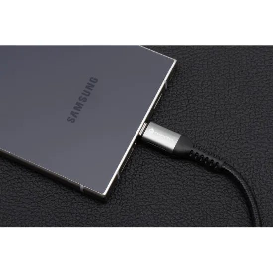 Kabel USB C / USB C QC4.0 PD 5A 240W 2 m černý -Forcell F-Energy