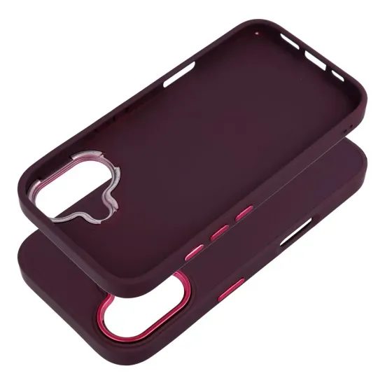 Obal / kryt na Apple iPhone 16 fialové - FRAME