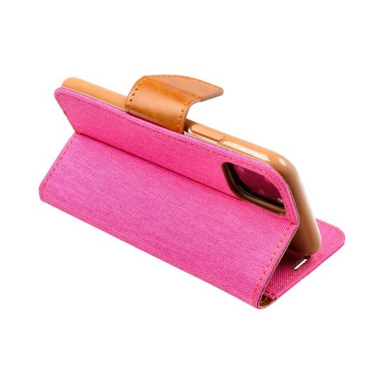 Pouzdro / obal na Samsung Galaxy S23 Plus růžové - knížkové CANVAS Book