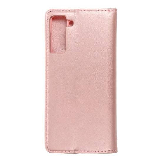 Pouzdro / obal na Samsung Galaxy S21 Plus růžové - knížkové Magnet Book