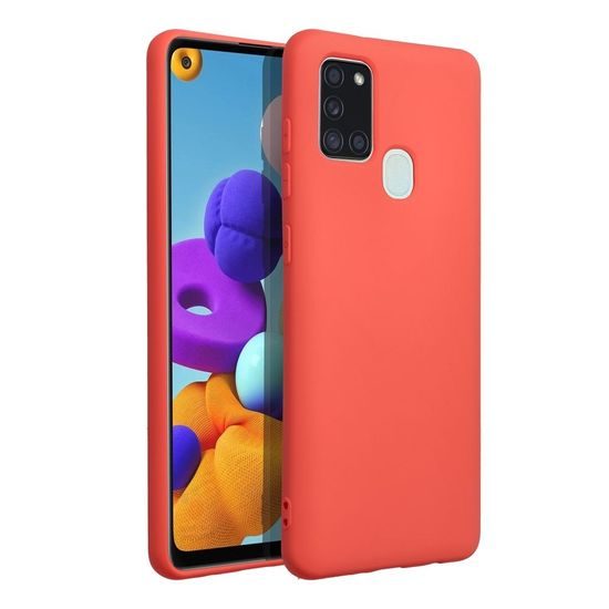 Obal / kryt na Samsung Galaxy A21S růžový - Forcell Silicone Lite
