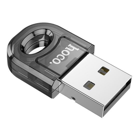 Bluetooth adaptér USB-A tmavě průhledná - HOCO UA28
