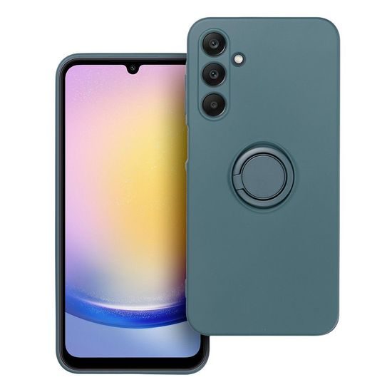 Obal / kryt na Samsung Galaxy A25 5G zelený - SILIKÓNOVÝ KRUH