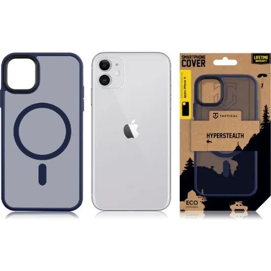 Obal / kryt na Apple iPhone 11 modrý - Tactical MagForce Hyperstealth Deep Blue
