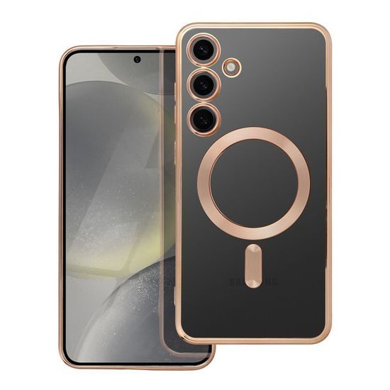 Obal / kryt na Samsung Galaxy S24 Plus zlatý - Electro Mag Cover