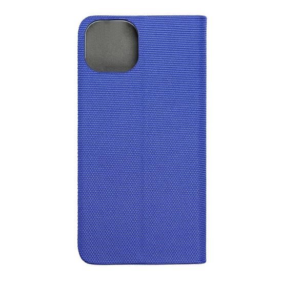 Pouzdro / obal na Apple iPhone 14 Pro Max modrý - knížkový Forcell Sensitive