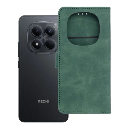 Pouzdro / obal na Xiaomi Redmi Note 15 PRO PLUS 5G zelené - knížkové TENDER Book