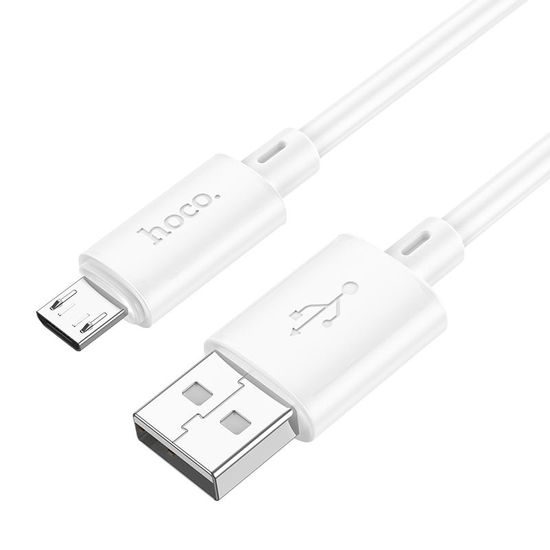Datový kabel USB A - Micro 2,4A Gratified X88 bílý - HOCO