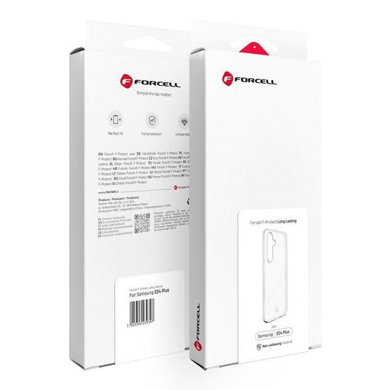 Obal / kryt na Samsung Galaxy S24 PLUS průhledný - FORCELL