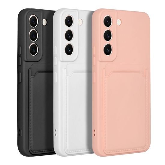 Obal / kryt pre Samsung Galaxy S22 Plus ružový - Forcell Card