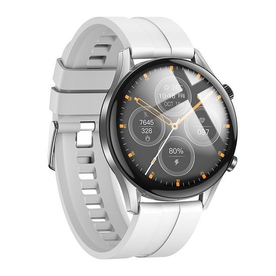 Chytré hodinky - Smartwatch Y7 Pro (včetně volání) - stříbrné - HOCO Y16