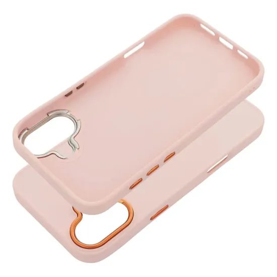 Obal / kryt na Apple iPhone 16 Plus růžový - FRAME