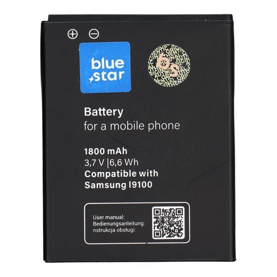 Baterie Samsung I9100 Galaxy S2 ( EB-F1A2KBU ) 1800 mAh Li-Ion Blue Star Premium