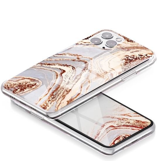 Obal / kryt pre Apple iPhone 12 Pro Max design 9 - Forcell MARBLE COSMO