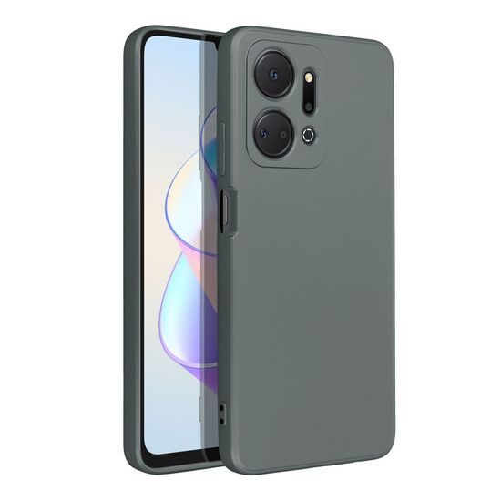 Obal / kryt na Honor X7A šedý - METALLIC