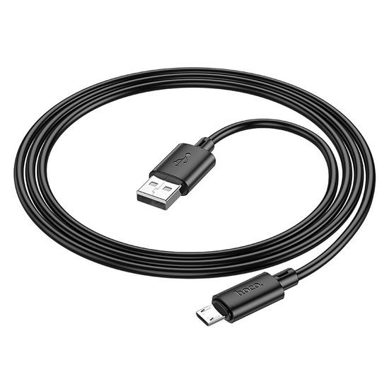 Datový kabel USB - Micro USB 2,4A 1 m černý - HOCO X88