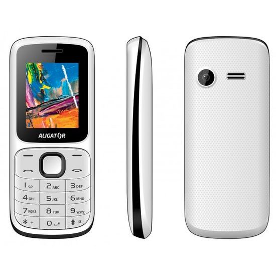 ALIGATOR D210 Dual SIM bílo-černý