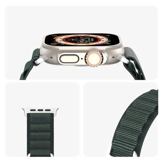 Řemínek na Apple Watch 38/40/41mm zelený - DUX DUCIS GS