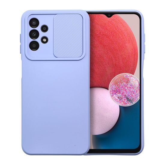 Obal / kryt na Samsung Galaxy A13 4G levandulový - Slide Case
