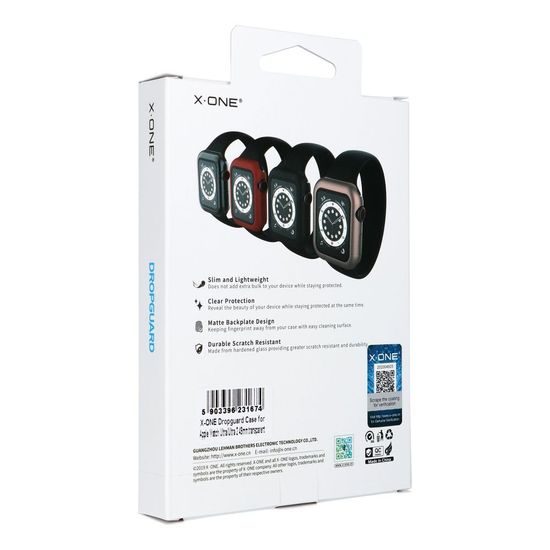 Obal / krycí sklo na Apple Watch Ultra / Ultra 2 49mm prúhledný - X-ONE Dropguard