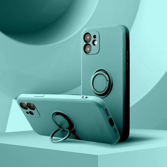 Obal / kryt pre Samsung Galaxy A53 5G zelený - Forcell Silikónový krúžok