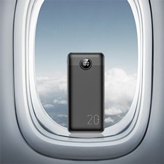 Powerbanka 20000mAh PD QC3.0 2A 20W černá - VEGER L20S