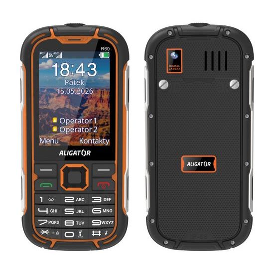 Aligator R60 4G eXtremo černo-oranžový