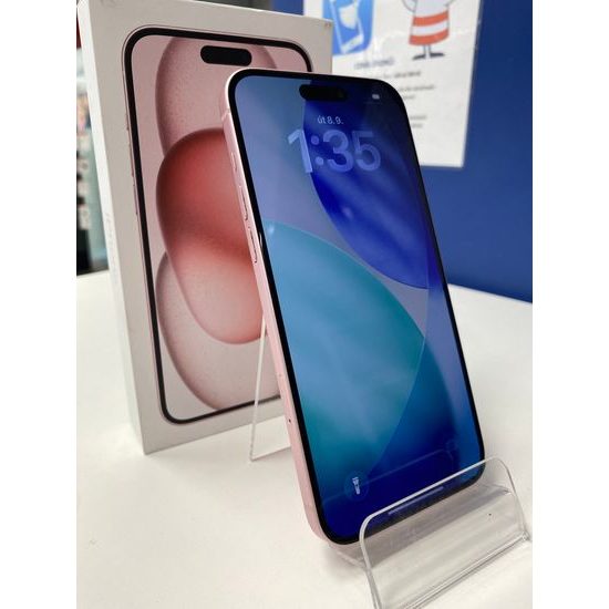 Apple iPhone 15 Plus 256GB růžový - použitý (A)