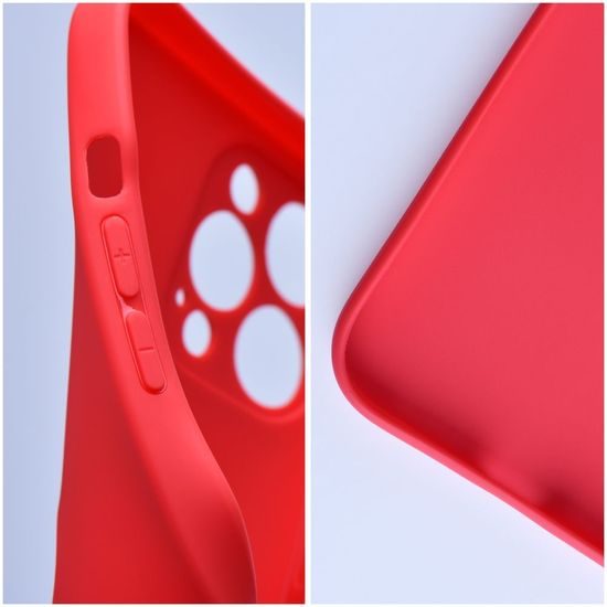 Obal / kryt na Apple iPhone 15 PRO MAX červený - SOFT Case