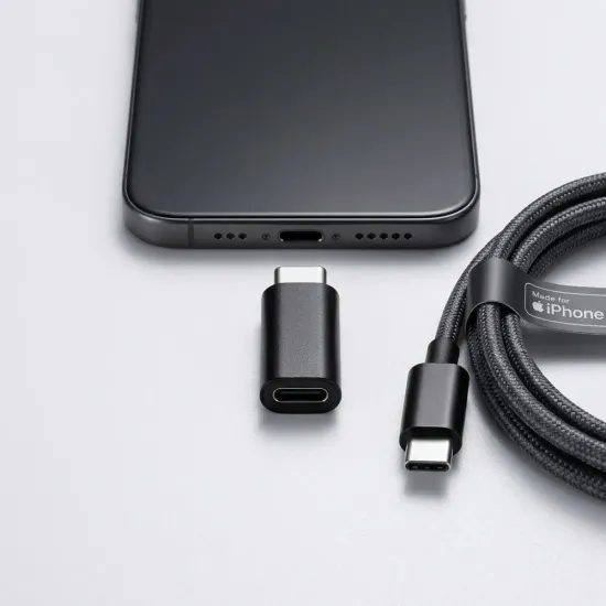 Adapter Micro USB / Type C černý - Blue Star