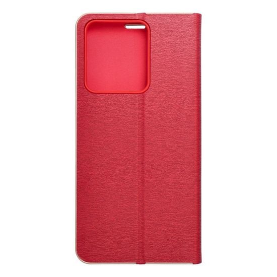 Pouzdro / obal na Xiaomi Redmi NOTE 13 4G červené - knížkové LUNA Book