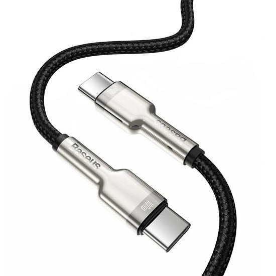 Nabíjecí a datový kebel USB-C / USB-C 2 m černý -BASEUS