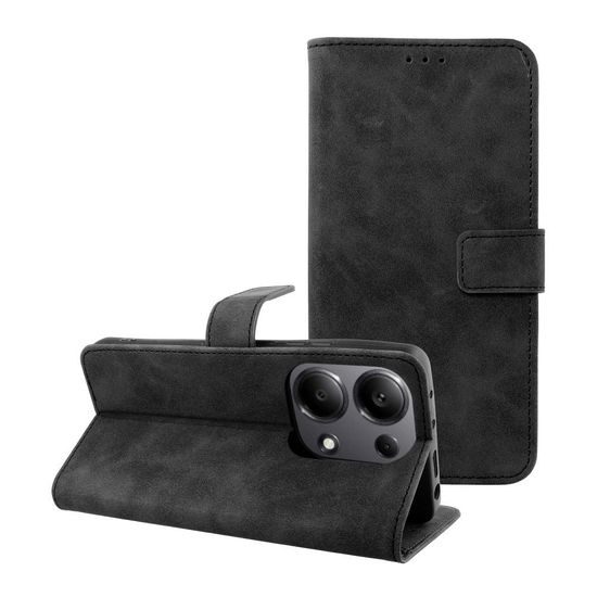 Pouzdro / obal na Xiaomi Redmi Note 13 Pro 4G černé - knížkové Tender