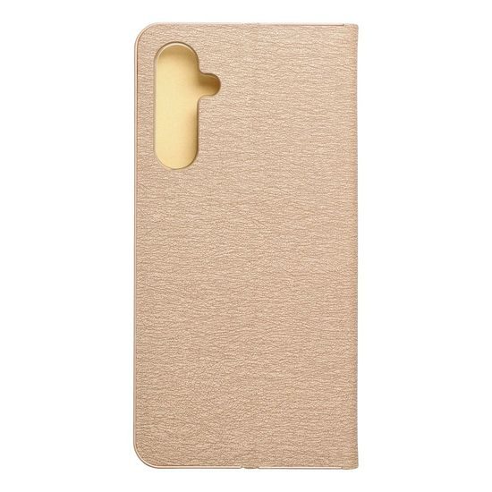 Puzdro / obal na Samsung Galaxy A25 5G zlatý - kniha LUNA Book