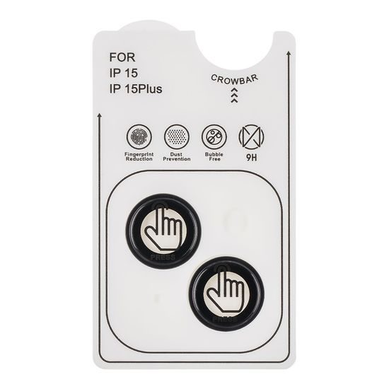 Tvrzené / ochranné sklo fotoaparátu Apple iPhone 15 / 15 Plus černé - OBAL:ME