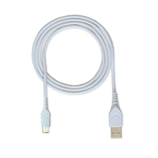 Datový kabel USB / USB-C 2m bílý - CUBE 1