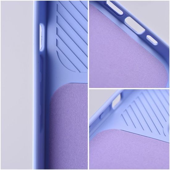 Obal / kryt na Samsung Galaxy A14 5G / A14 4G fialový - SLIDE Case