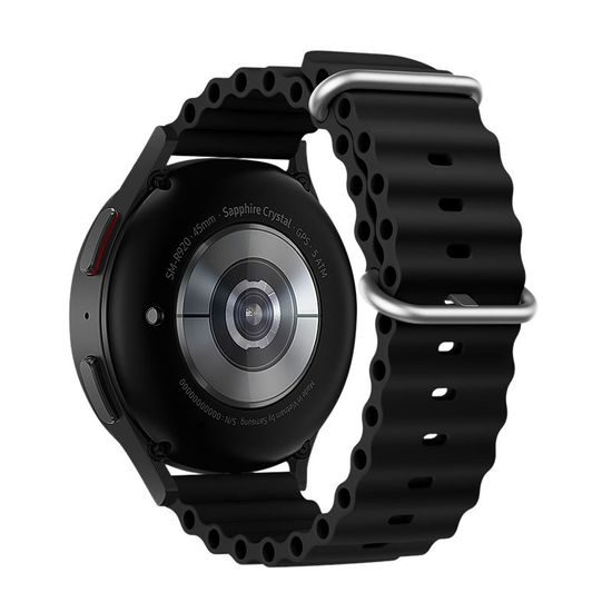 Řemínek na hodinky Samsung Watch 20mm černý - FORCELL F-DESIGN FS01